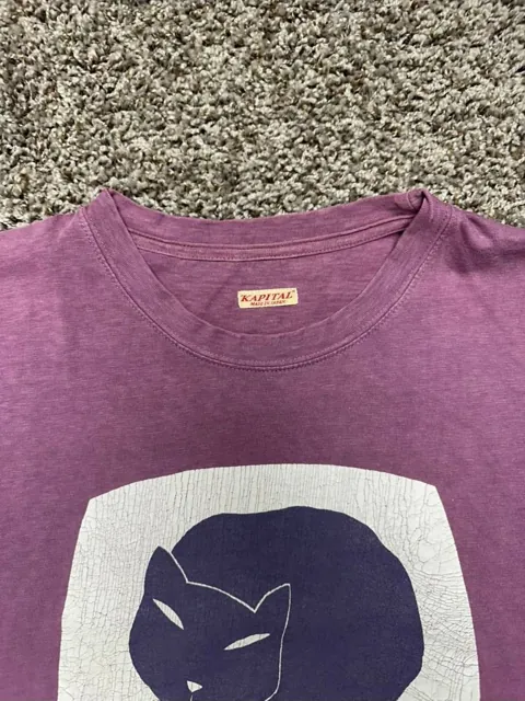 Kapital Purple cat guitar t-shirt, photo 6